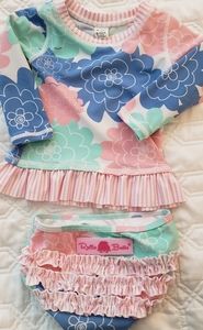 Ruffle Butts 2 piece girl swimsuit